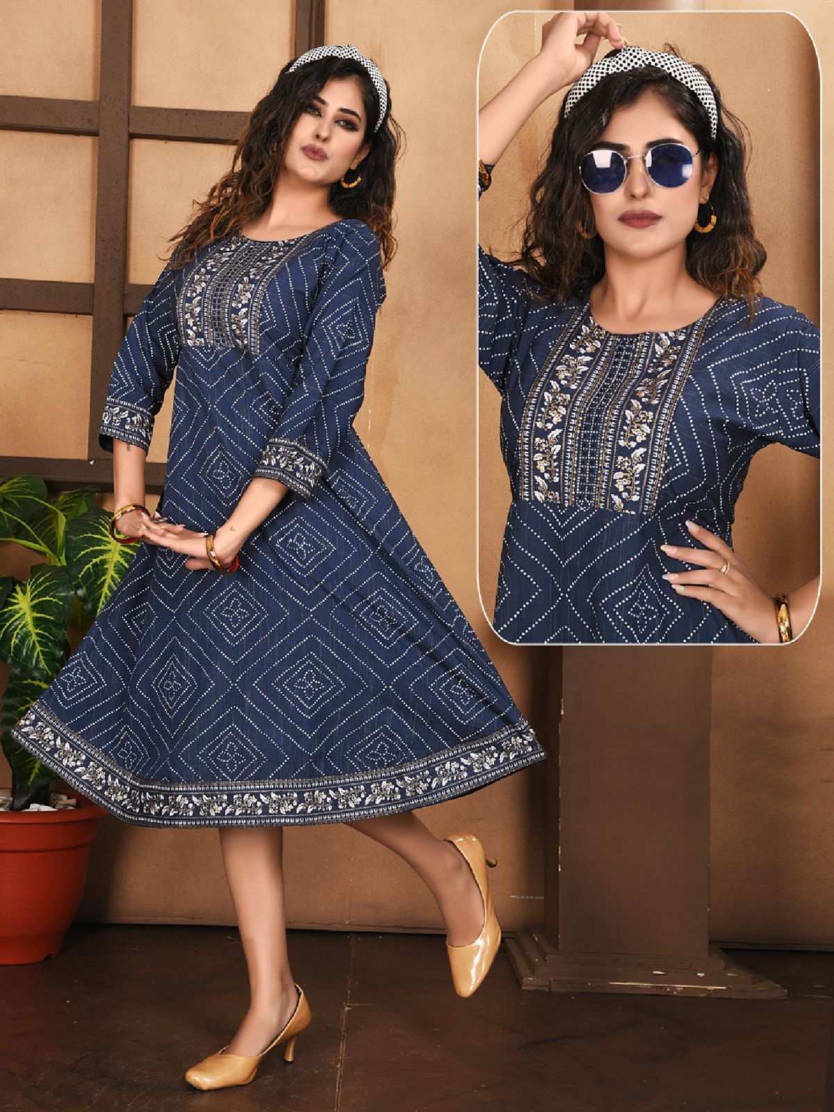Beauty Srishti Heavy Fancy Wear Wholesale Cotton Anarkali Kurtis Catalog
